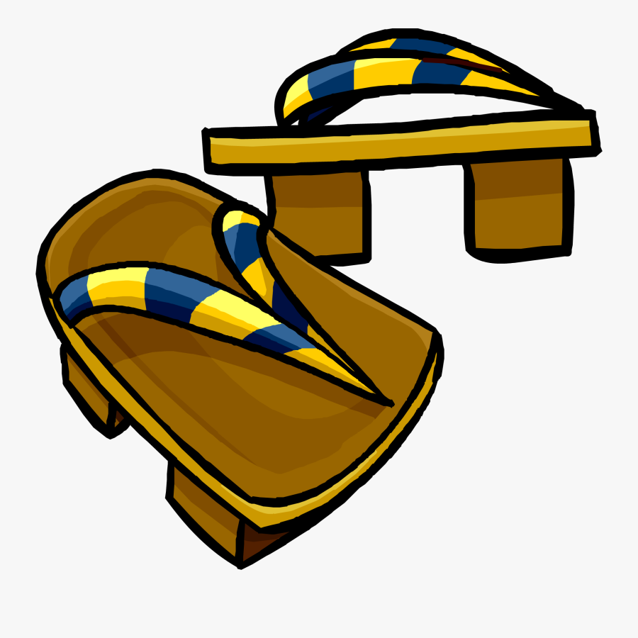 Transparent Yellow Sunburst Png - Club Penguin Sandals, Transparent Clipart