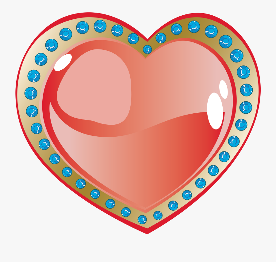 Heart Shaped Ruby Design - 心 型 图片, Transparent Clipart