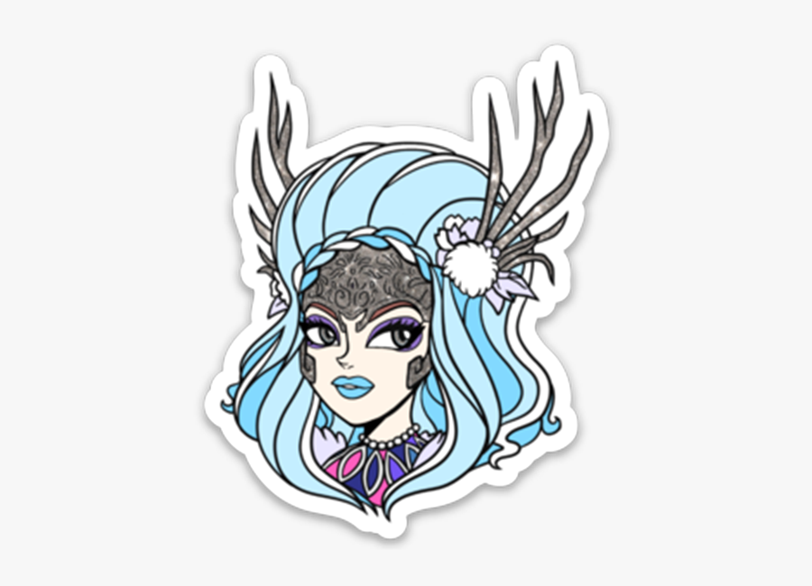 Ice Queen Sticker - Cartoon, Transparent Clipart