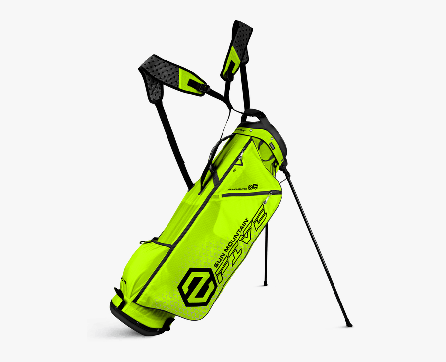 5 Lime Black - Orange Sun Mountain Golf Bag, Transparent Clipart