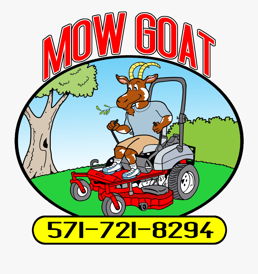 Mow Goat Lawncare, Transparent Clipart