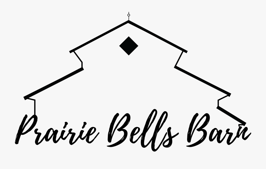 Prairie Bells Barn - Line Art, Transparent Clipart