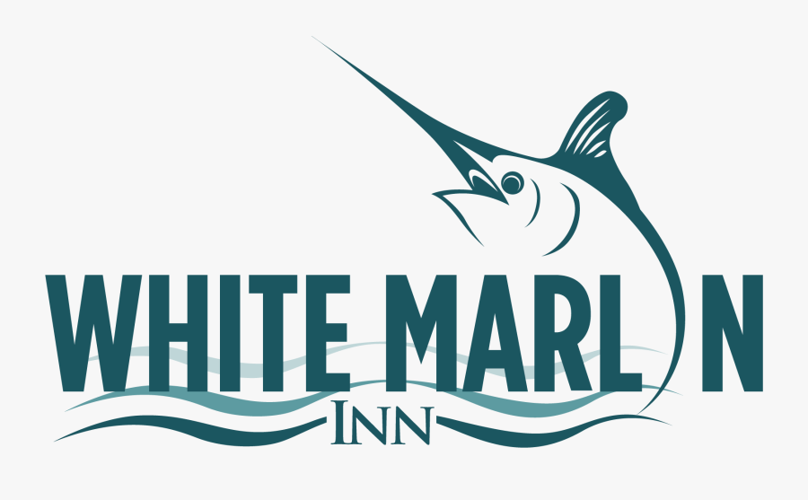 White Marlin Inn Logo - Fish In Home Logo, Transparent Clipart