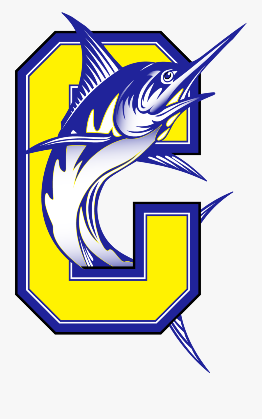 School Logo - Conniston Middle School Blue Marlin, Transparent Clipart