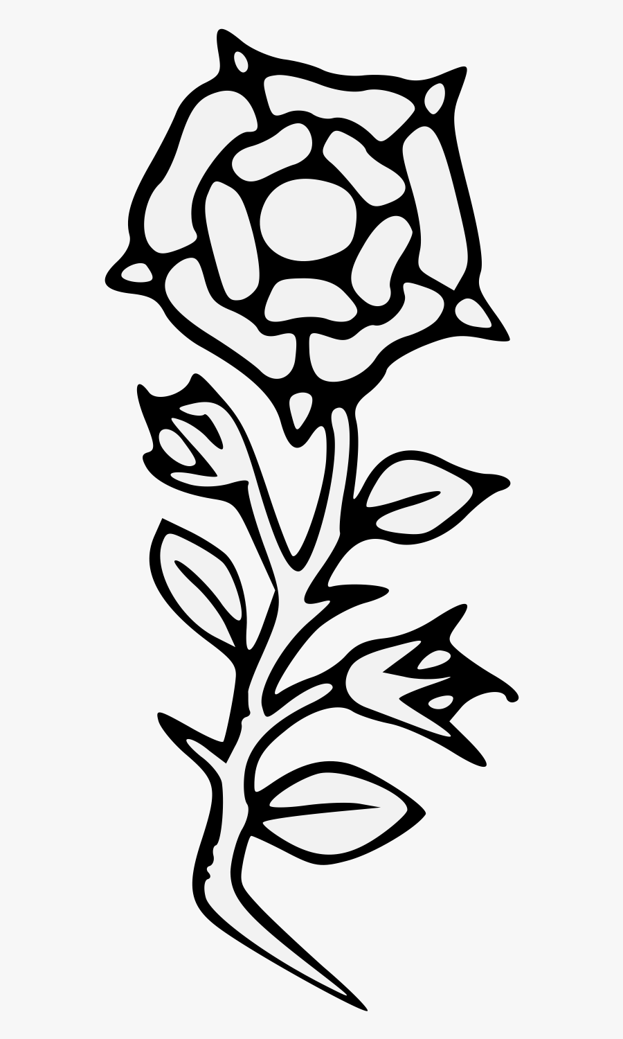 Crowned Rose Heraldry, Transparent Clipart