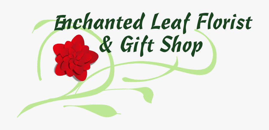 Enchanted Leaf Florist - Calligraphy, Transparent Clipart