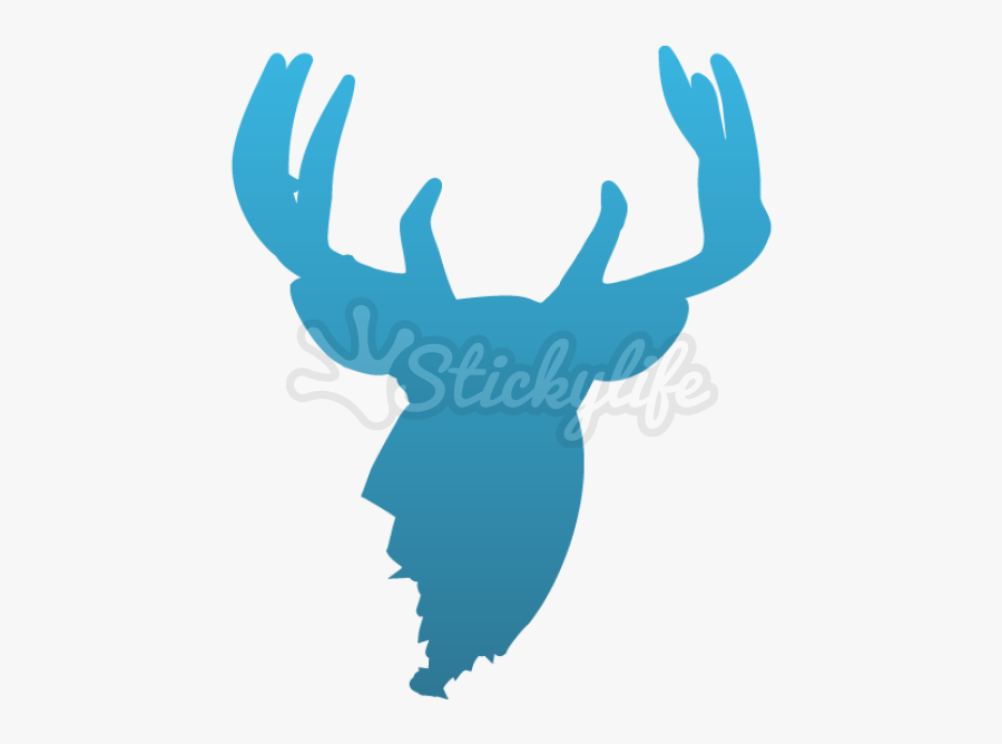 Buck Temporary Tattoo - Illustration, Transparent Clipart