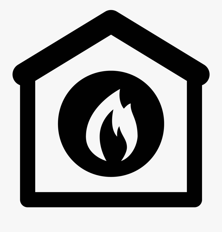 Fire Station Icon - Map Symbol For Fire Station, Transparent Clipart