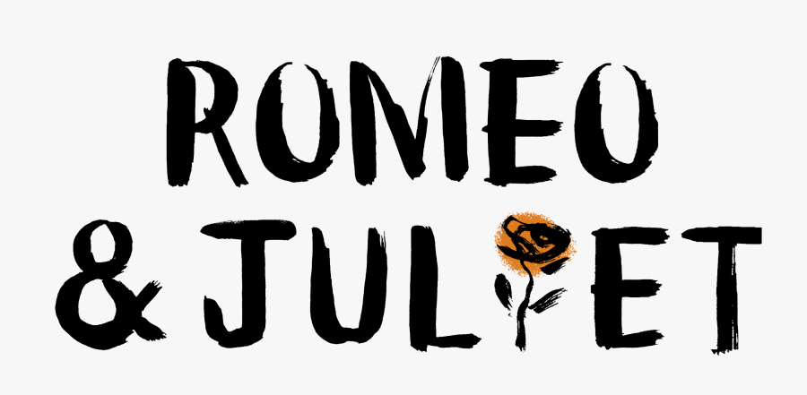 Clip Art Romeo And Juliet Pic - Calligraphy, Transparent Clipart