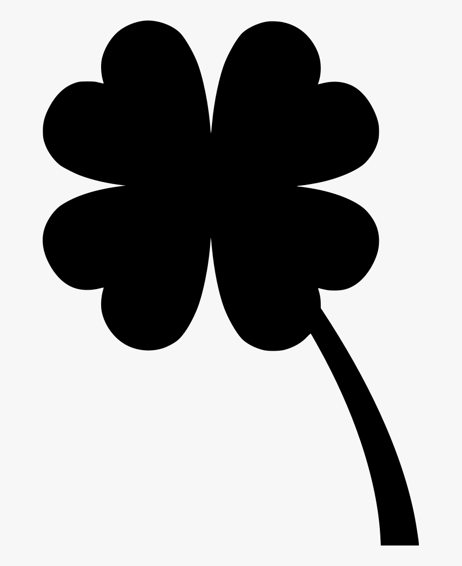 Four Leaf Clover Cross Stitch Pattern, Transparent Clipart