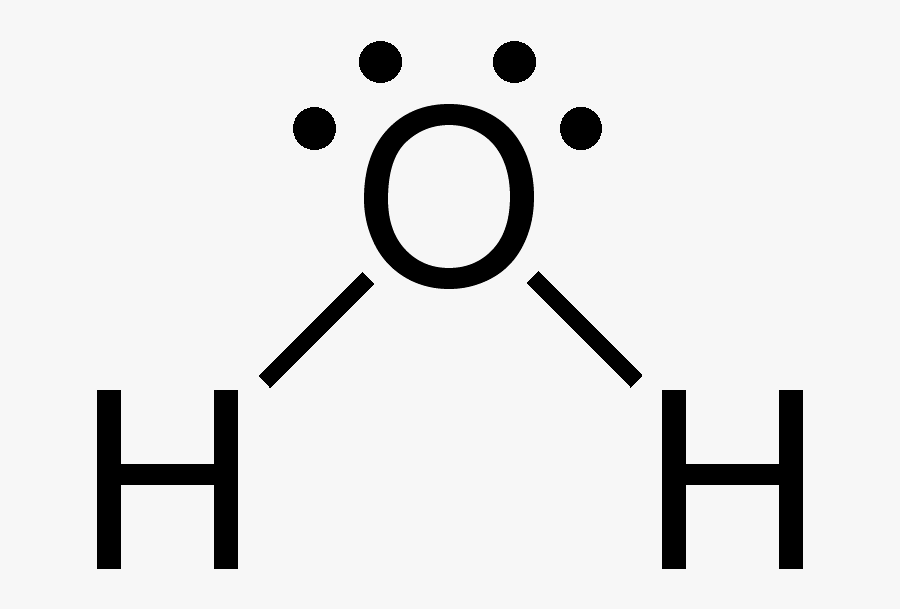 Https - //simple - Wikipedia - Org/wiki/lewis Structure - Lewis Structure For Water, Transparent Clipart