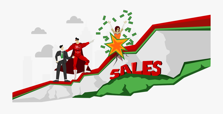 Sales Hero - Illustration, Transparent Clipart