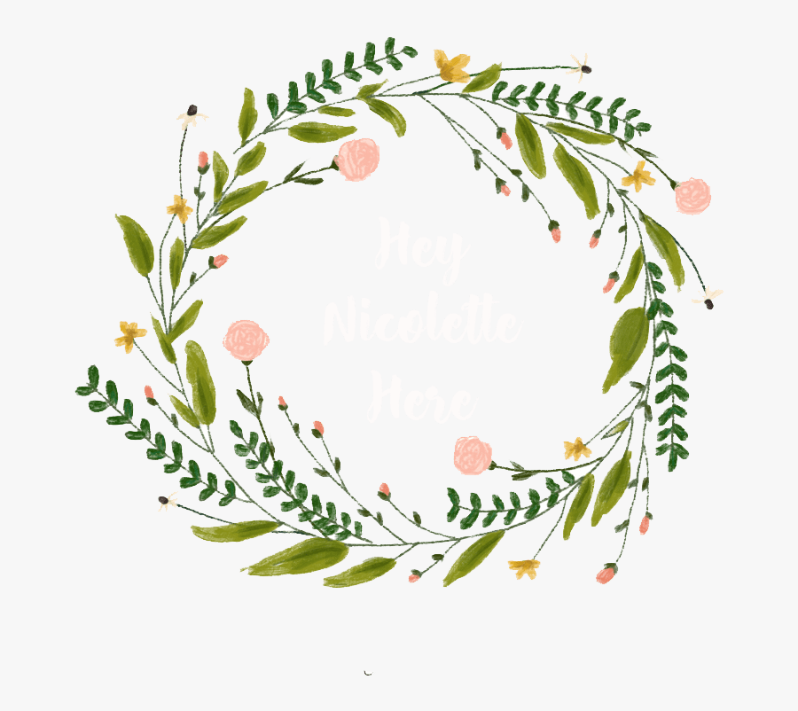 Floral Wreath Clip Art, Transparent Clipart