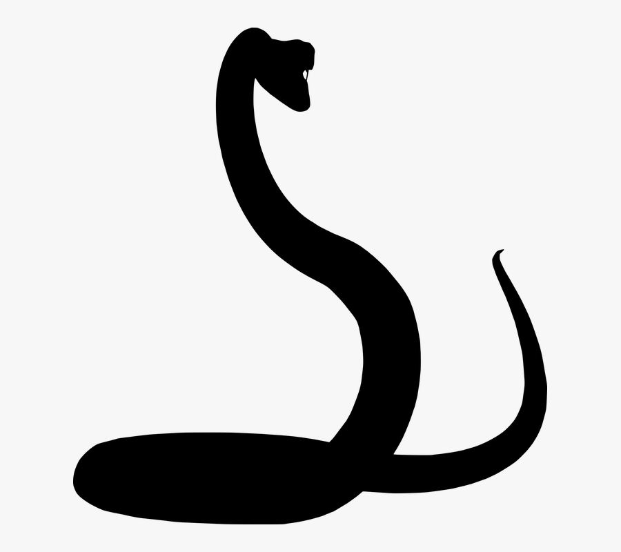 Silhouette, Snake, Reptile, Rattlesnake, Animal - Silueta Vibora Png ...