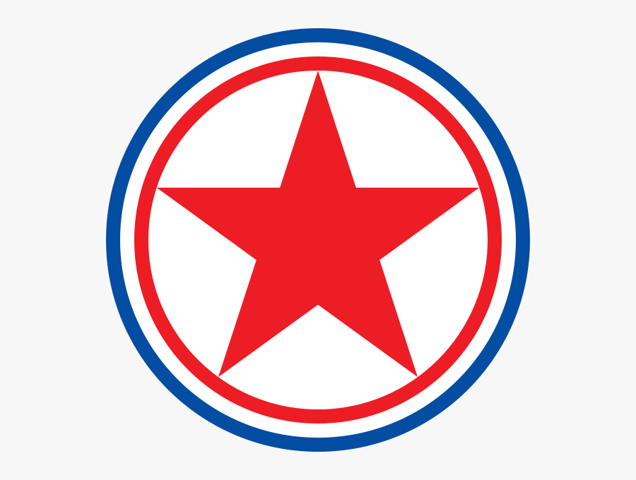 The North Korean Air Force Flag - North Korea Flag Star, Transparent Clipart