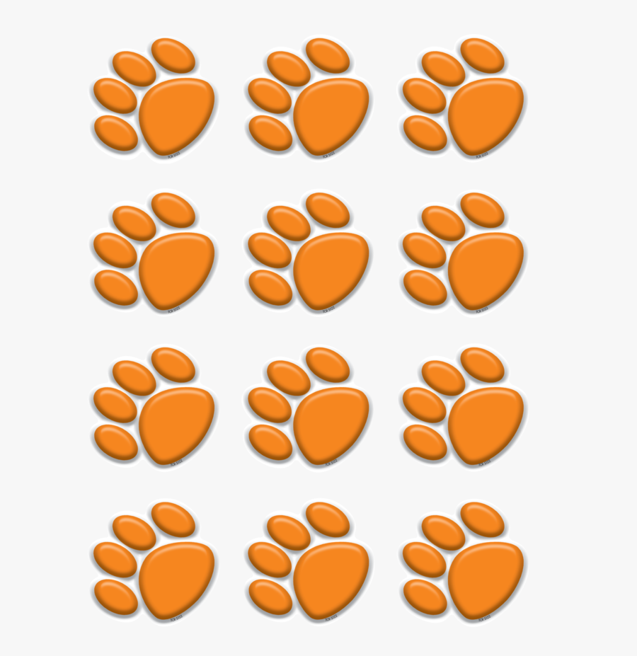 Colorful Paw Prints Clip Art, Transparent Clipart