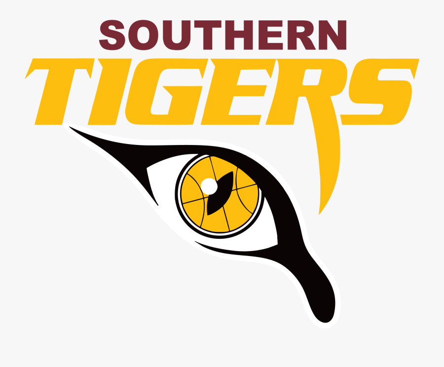 Southern Tigers - Cartoon, Transparent Clipart
