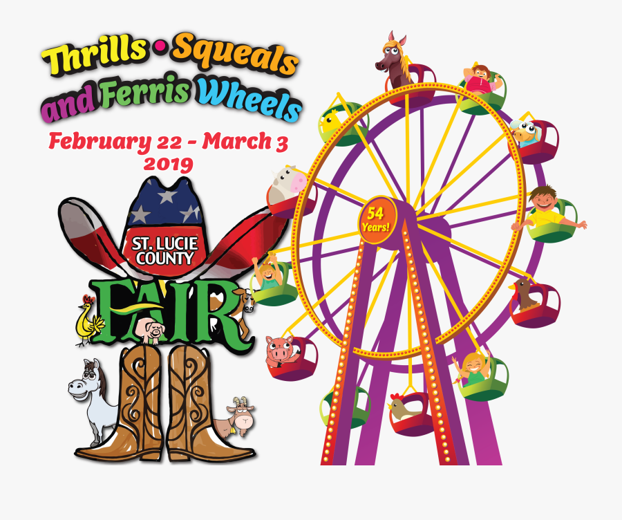 St Lucie County Fair 2019, Transparent Clipart