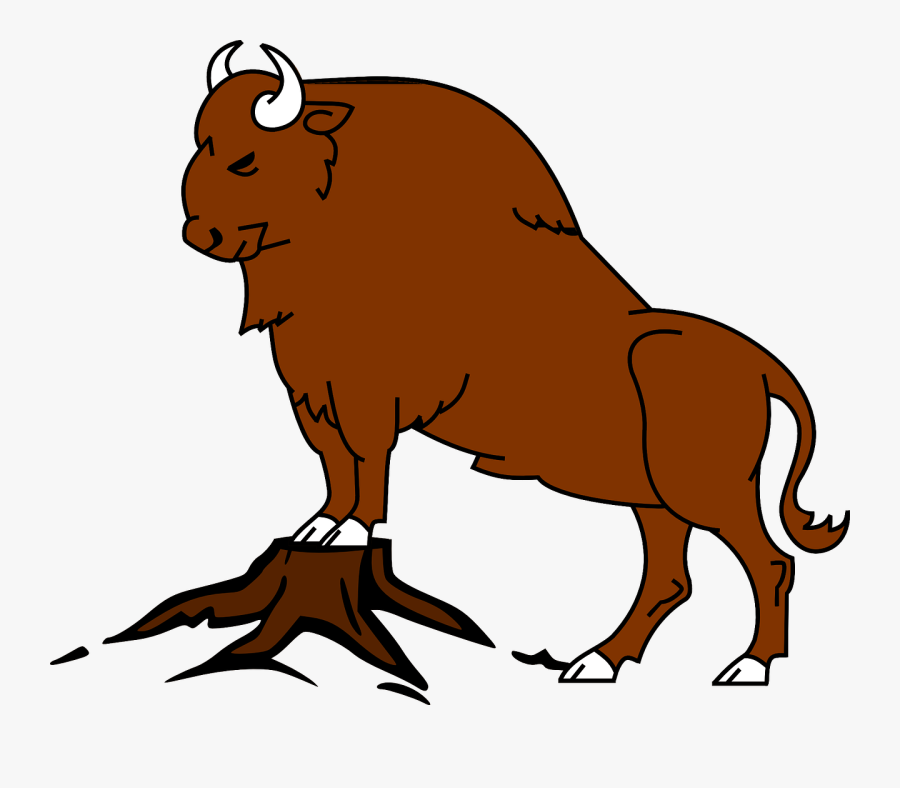Buffalo, Bison, Bull, Beast, Wildlife, Mammal, Herd - American Ox Clipart, Transparent Clipart