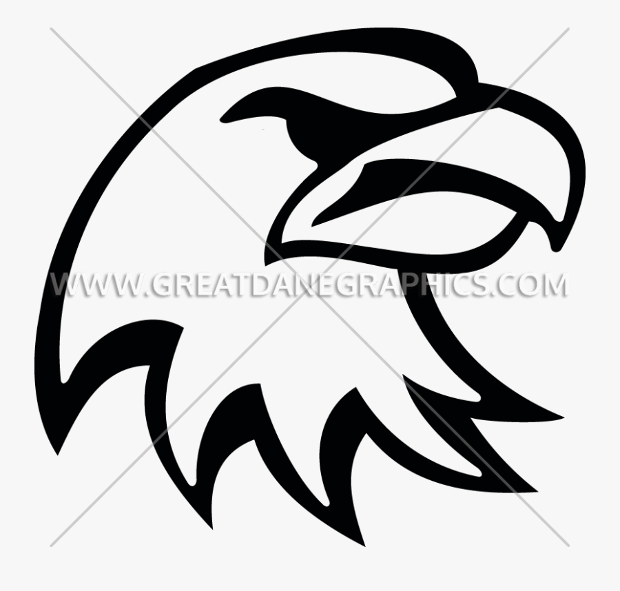 Eagle Head Vector Png - Silhouette Eagle Head Logo, Transparent Clipart