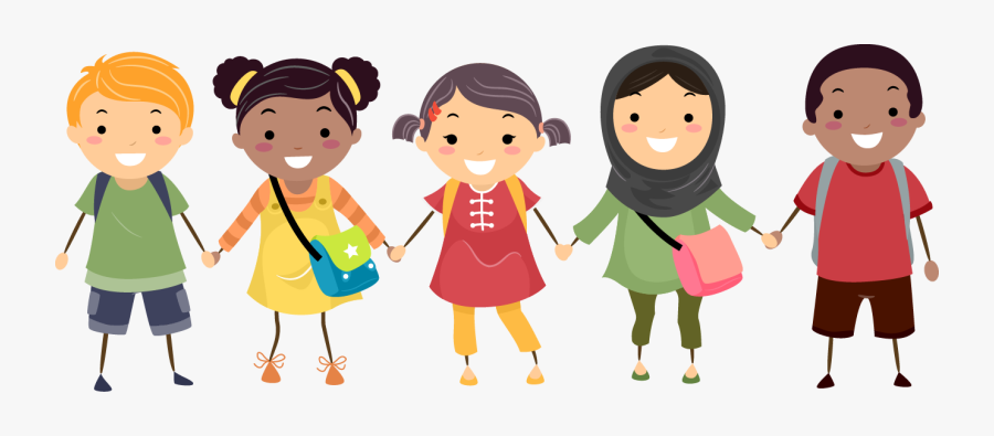 Children Of Different Races Clipart, Transparent Clipart