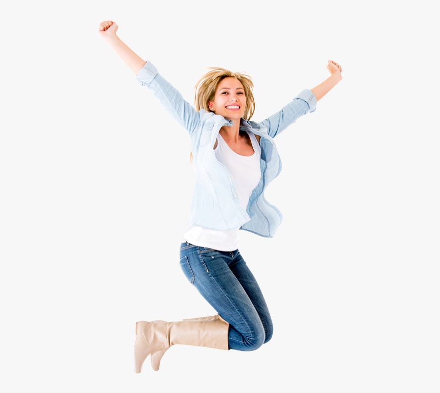 Happy Person Jumping Png - Happy Person Transparent Background, Transparent Clipart