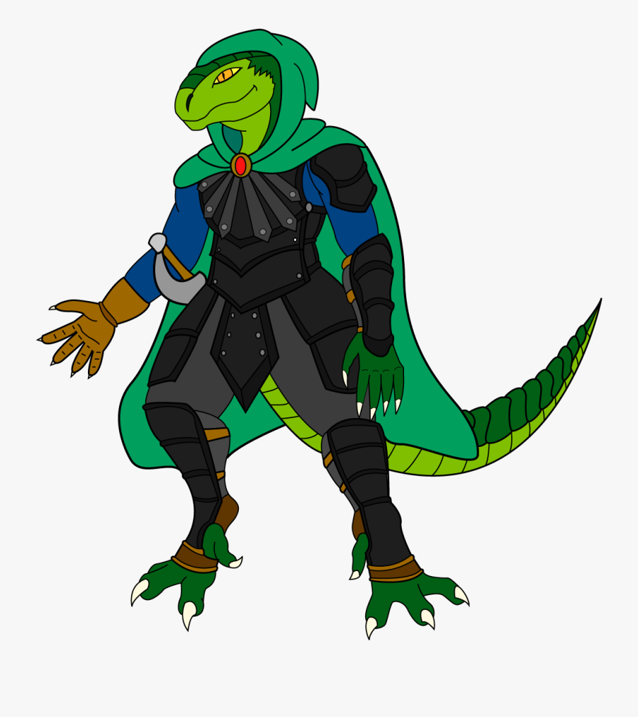 Pognar, The Lizardfolk Thief - Illustration, Transparent Clipart