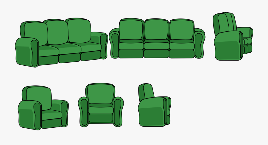 Grass,angle,area - Cartoon Living Room Chair, Transparent Clipart