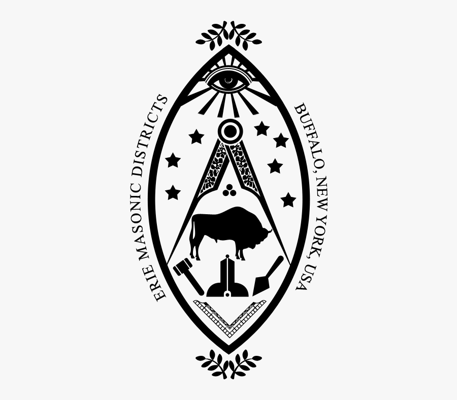 Erie County Masons - Emblem, Transparent Clipart