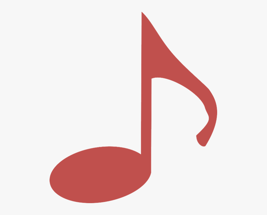 Red Music Note - Musical Note Symbol Png, Transparent Clipart