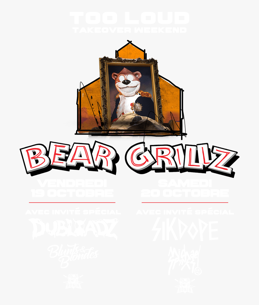 Bear Grillz, Transparent Clipart