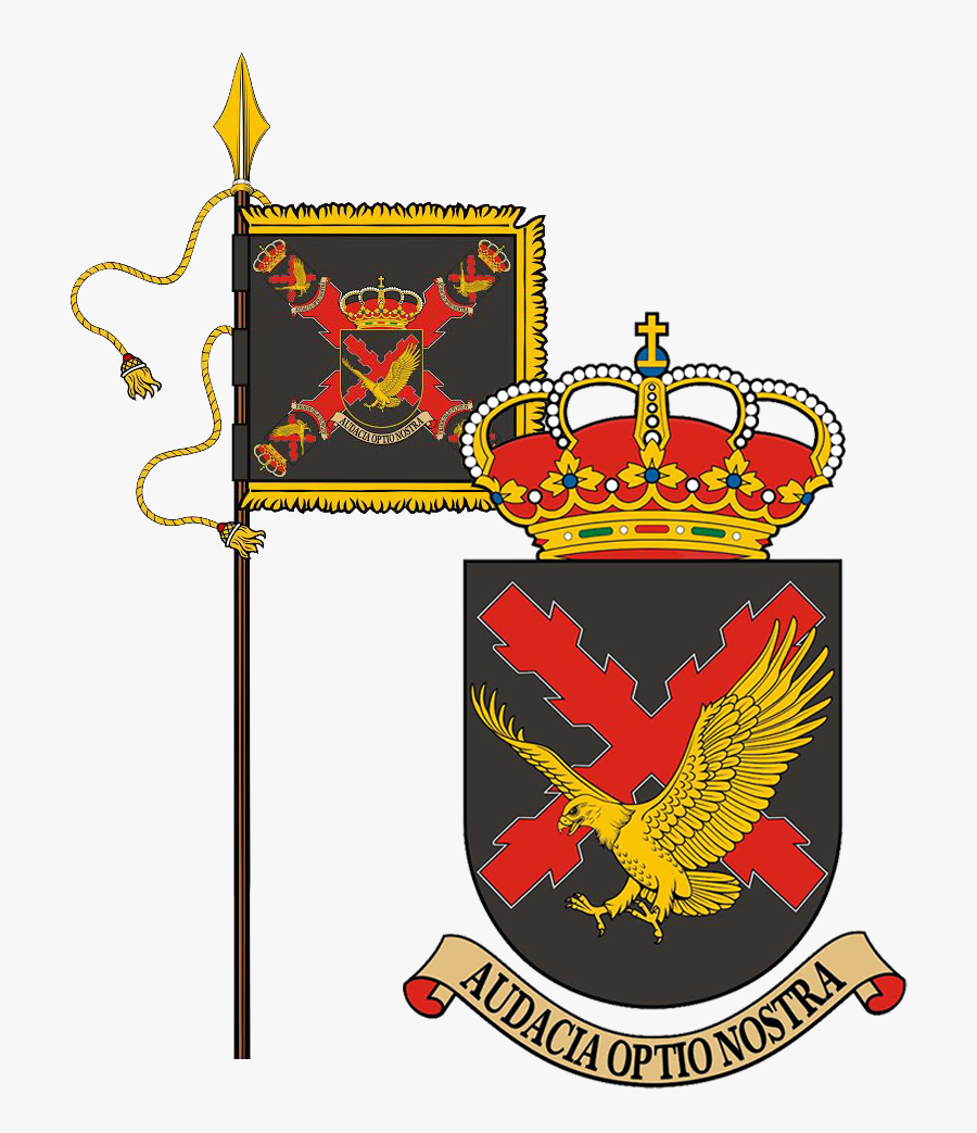 Sable, A Saltire Gules And Overall A Goshawk Or - Emblem, Transparent Clipart