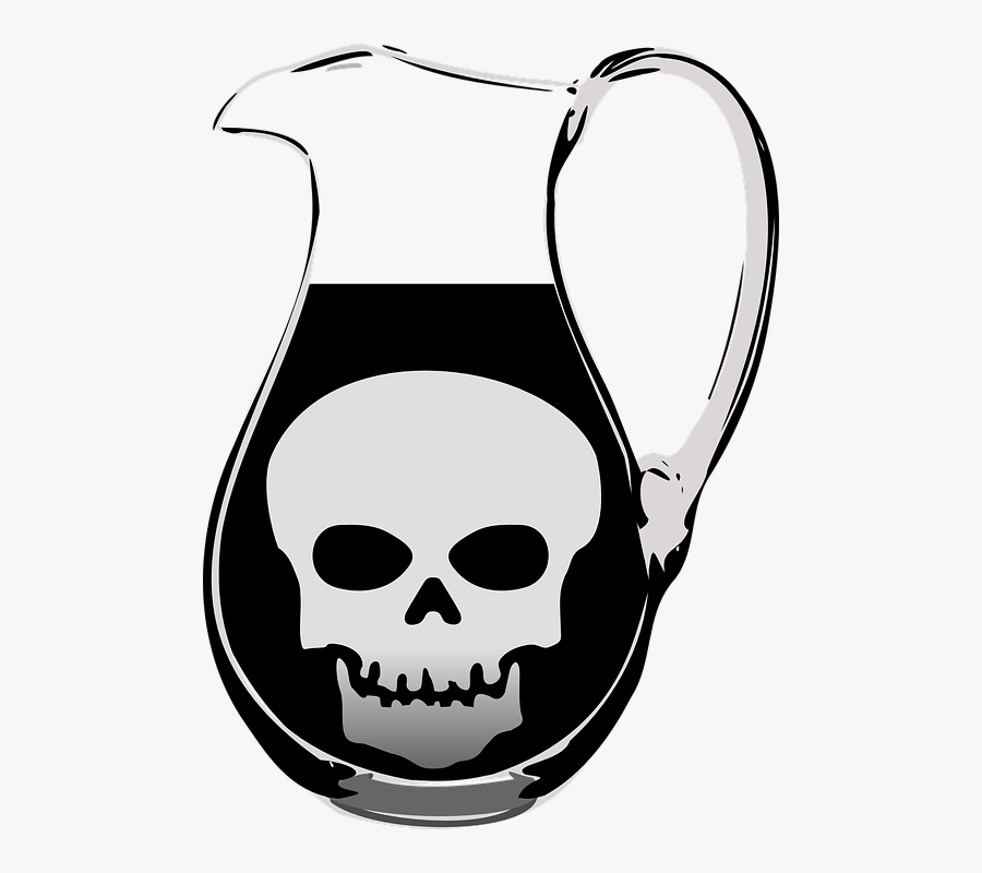 Jar, Pitcher, Danger, Drink, Poison, Pollution, Toxin - Water Intoxication, Transparent Clipart