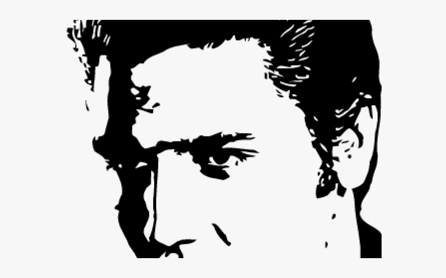 Elvis Presley Clipart Presley Silhouette - Elvis Presley Black And White Art, Transparent Clipart