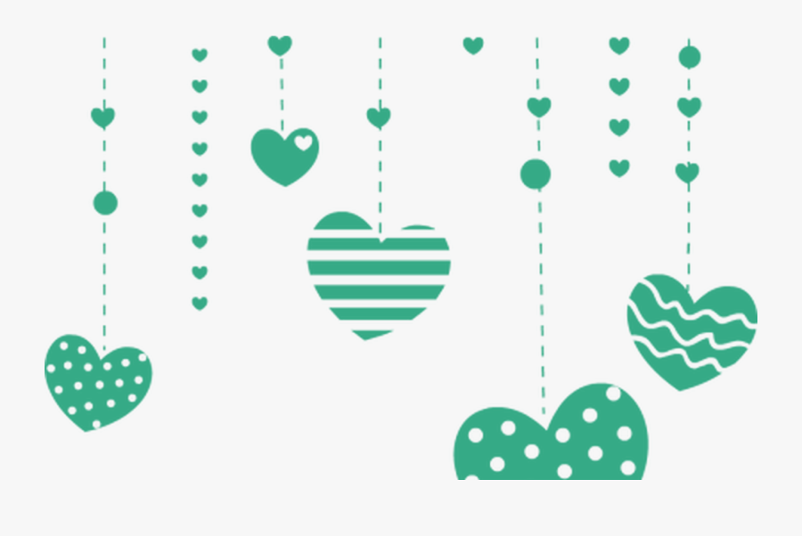 Polka Dot Falling Hearts Free Clip Arts Online Fotor - Heart, Transparent Clipart