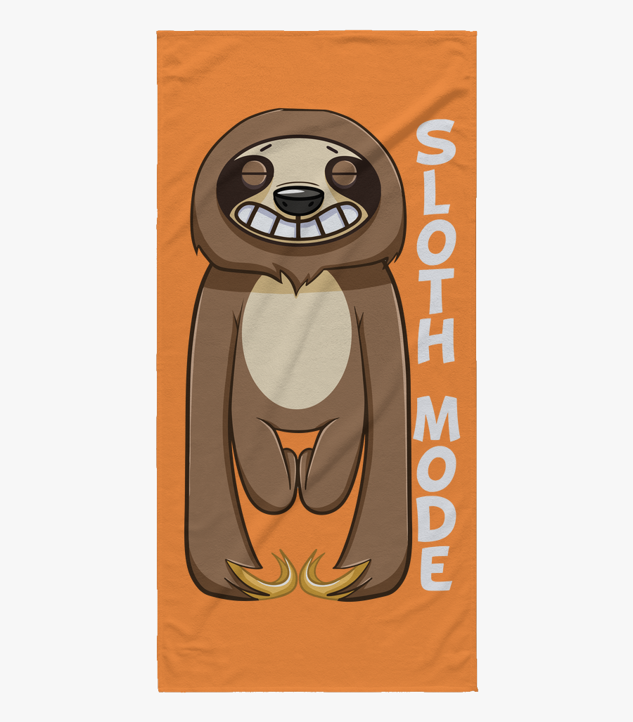 Sloth Beach Towels - Cartoon, Transparent Clipart