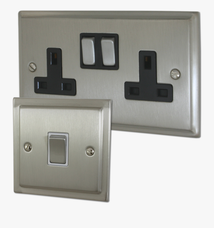 Light Switch Png - Brushed Nickel Light Switch, Transparent Clipart