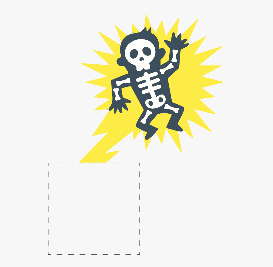 Electrocuted Clipart, Transparent Clipart