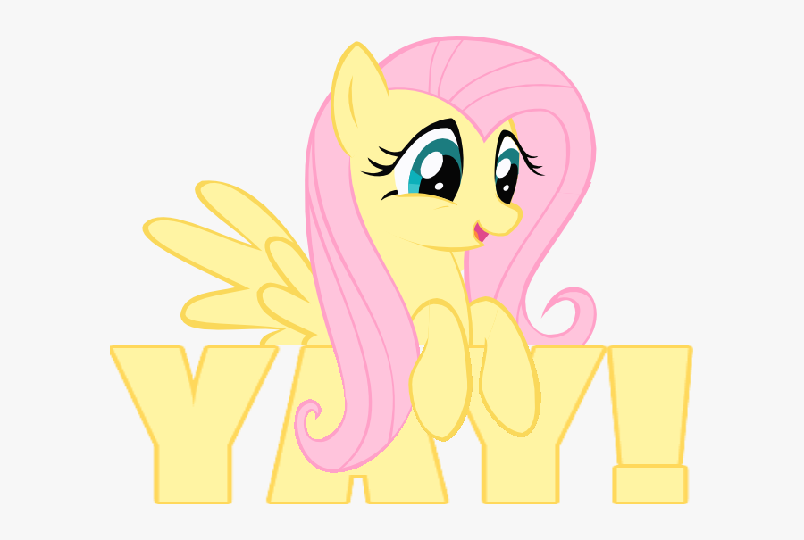 Yay / Fluttershy"s Cheer - Yay Fluttershy, Transparent Clipart