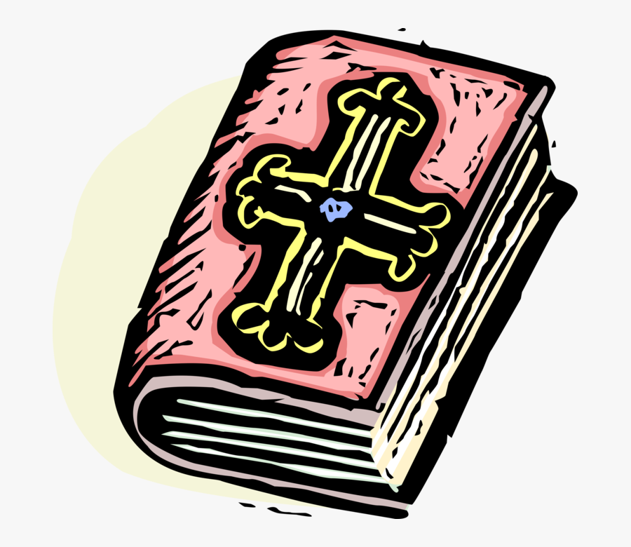 Vector Illustration Of Christian Holy Bible Good Book, Transparent Clipart