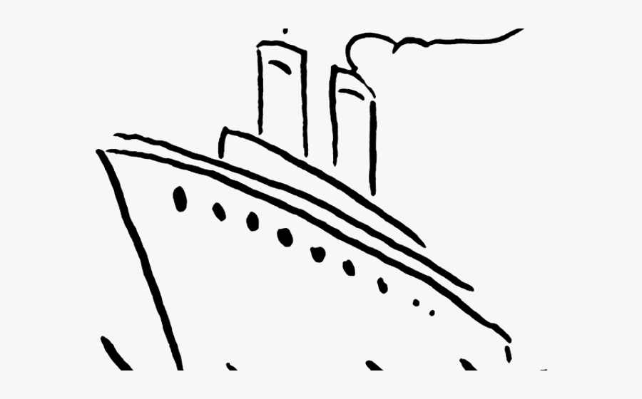 Travel Clipart Ship - Boat Black And White Clipart, Transparent Clipart