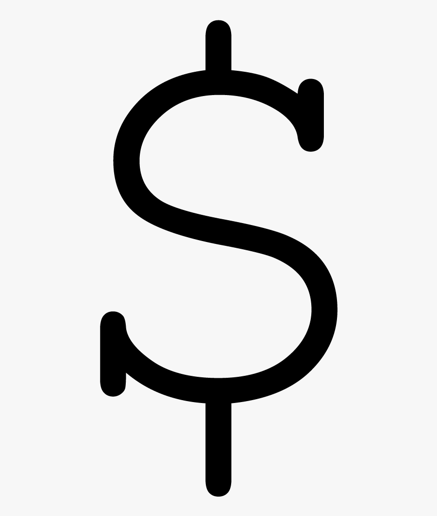 Dollar Sign Png Calligraphy Free Transparent Clipart Clipartkey