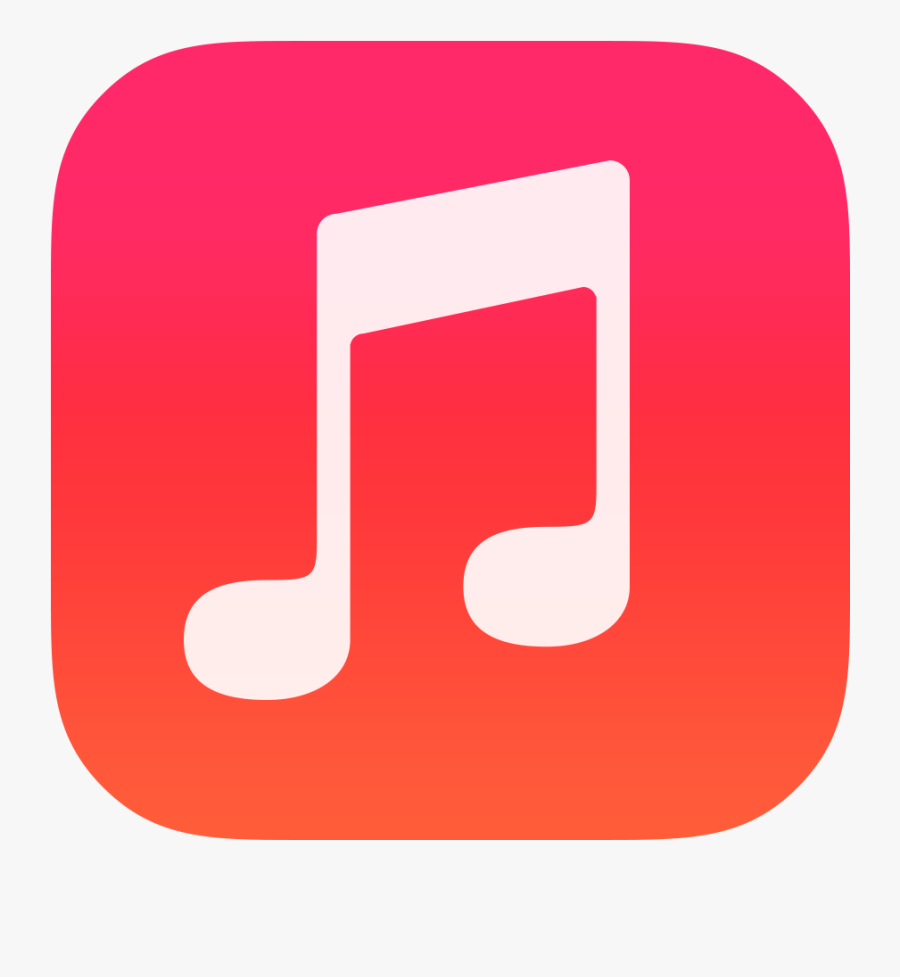 Ios 8 Apple Music Icon, Transparent Clipart