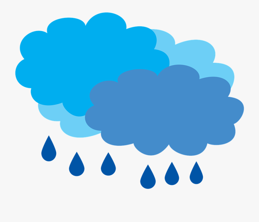 Cartoon Rain Cloud 9, Buy Clip Art - Transparent Background Weather Stormy, Transparent Clipart
