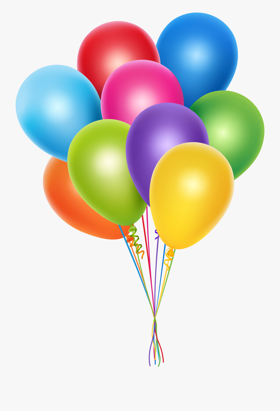 Balloon Clipart Bunch - Bunch Of Balloons Clipart, Transparent Clipart