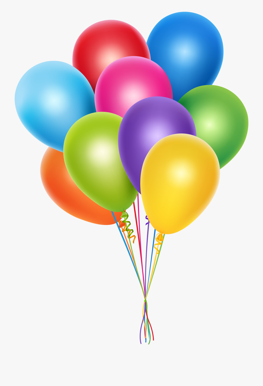 Balloon Clipart Bunch - Bunch Of Balloons Clipart , Free Transparent ...