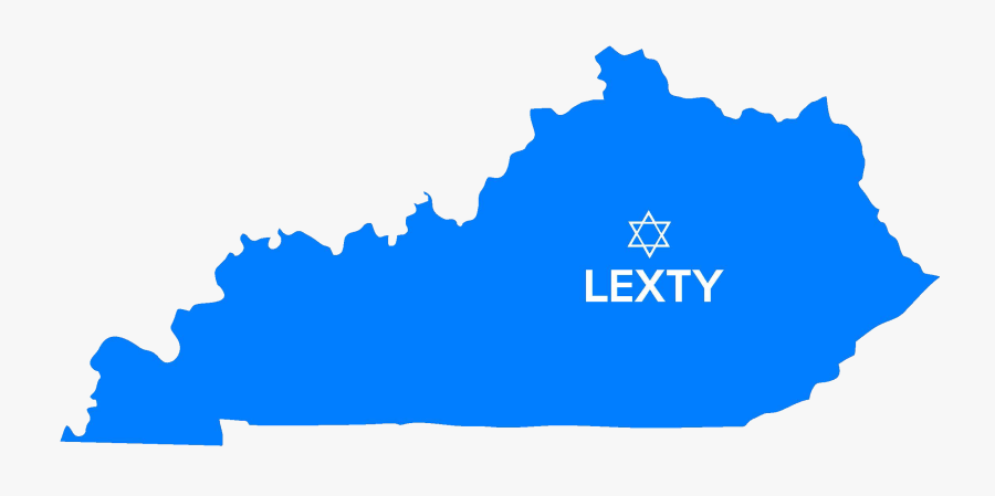 Lexty Ky Image - Map Of Kentucky, Transparent Clipart