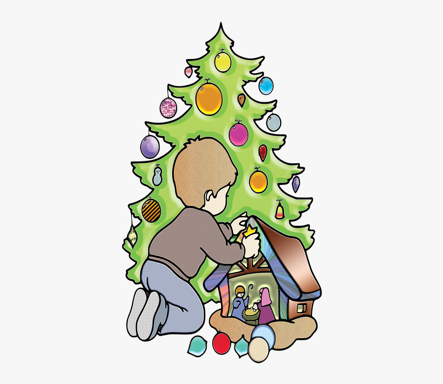 Christmas, December, Parties, Joy, Decoration, Pinheiro - Figuras De Natal Para Colorir, Transparent Clipart