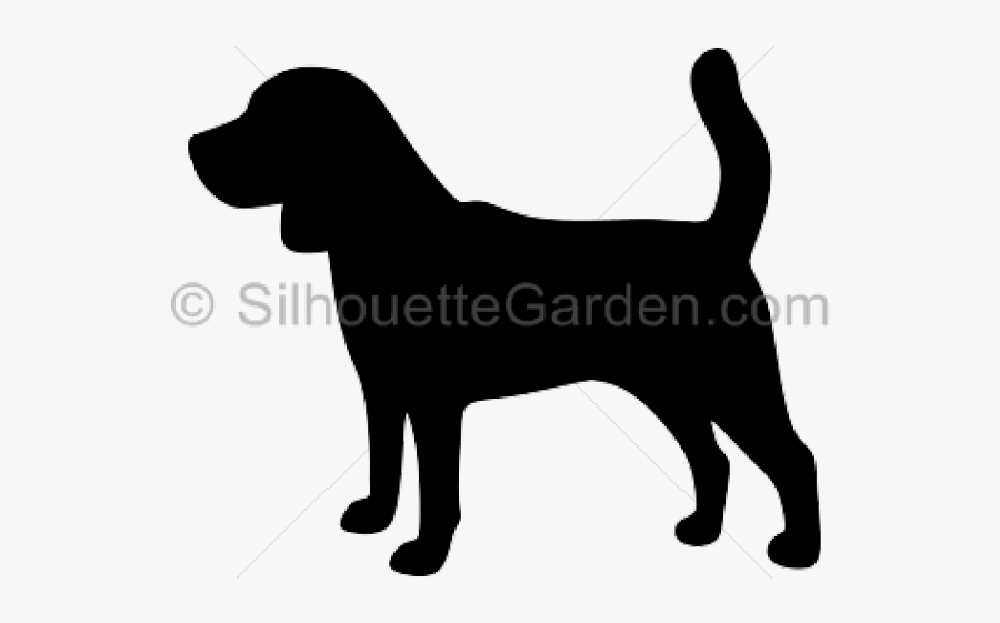 Beagle Clipart Beagle Dog - Silhouette Of A Beagle, Transparent Clipart