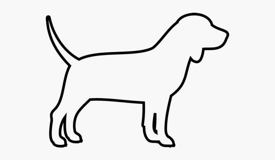 Beagle Rubber Stamp - Dog Drawing Side View, Transparent Clipart